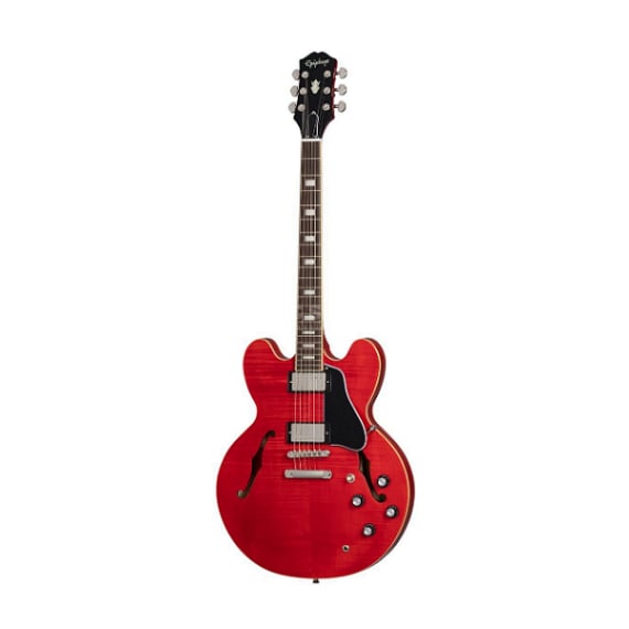 Vermietung von Epiphone ES-335 Cherry E-Gitarre auf  Mallorca