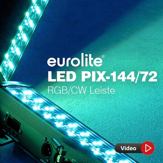 Vermietung EUROLITE LED PIX-144/72 RGB/CW für Hochzeit, Party & Event auf Mallorca