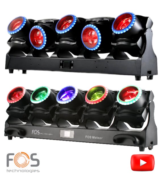 Vermietung und VerleihFOS Meteor LED Mutlibeam Bar für Party, Hochzeit und Event auf Mallorca