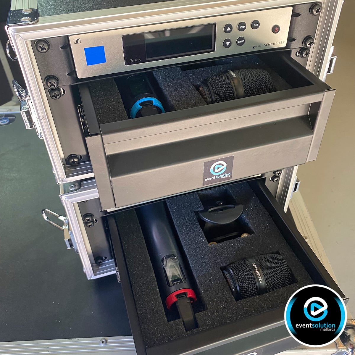 Vermietung von Sennheiser EW100 G4 Funkmikrofonsystem mit Handsender 935S auf Mallorca