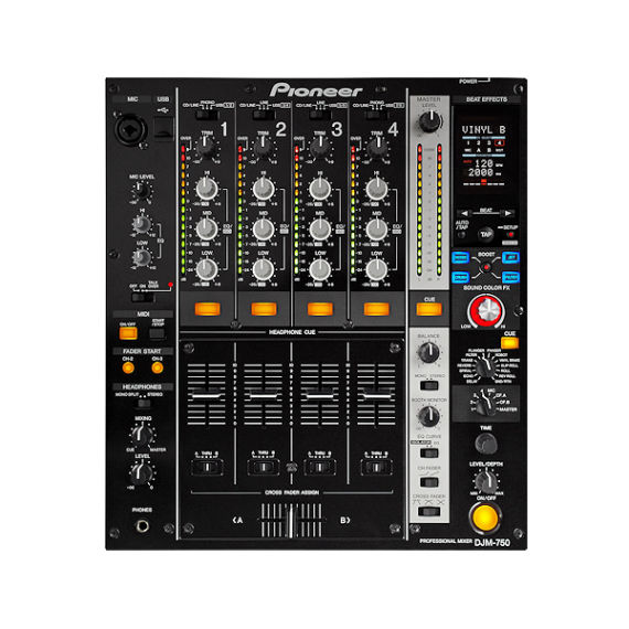 DJ Equipment Vermietung auf Mallorca - DJM-750 DJ Mixer auf Mallorca