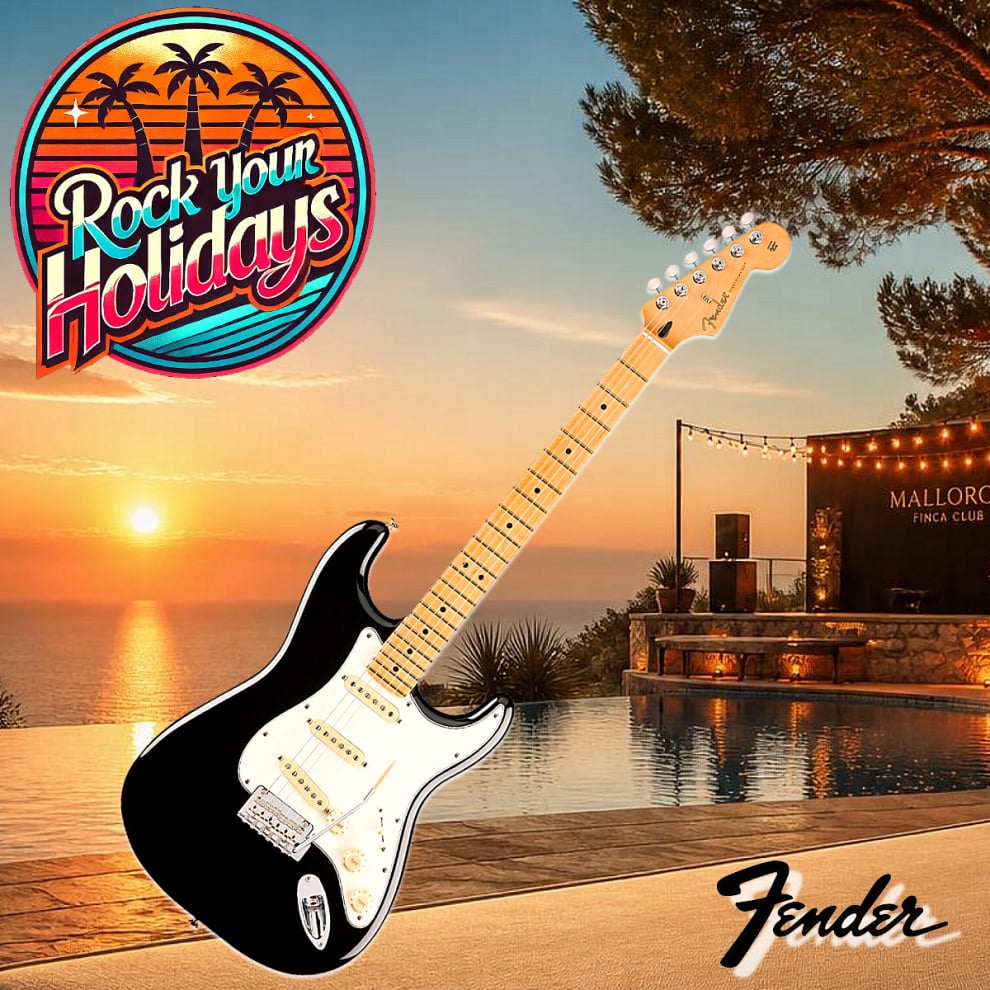 Fender Player Series Strat PF BLK E-Gitarre zur Miete auf Mallorca