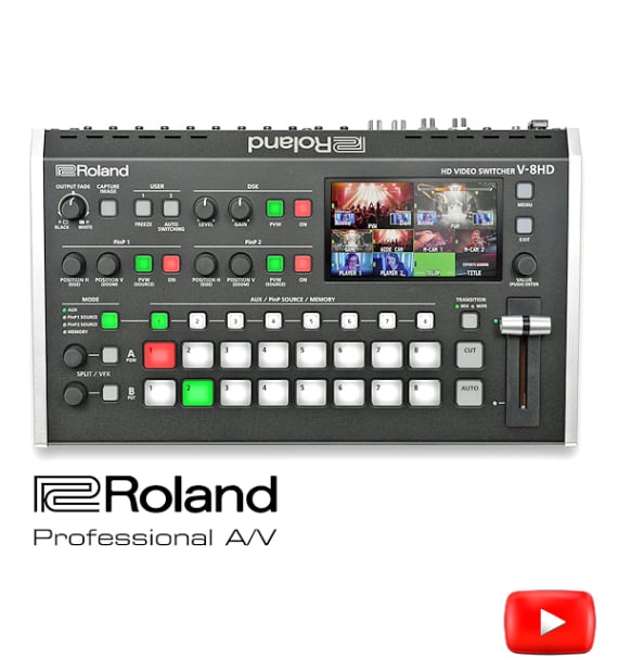 Vermietung von Roland Video-Mixer-Switcher auf Mallorca