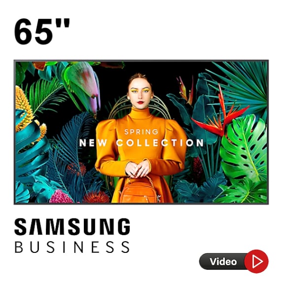 Vermietung von Samsung 4K Displays 65