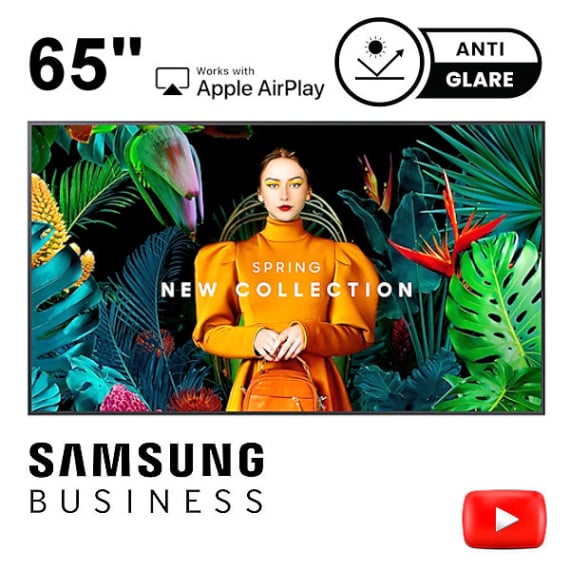 Vermietung von Samsung 4K Displays 65 auf Mallorca