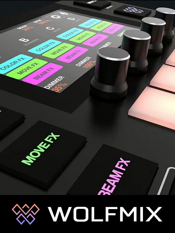 Vermietung von Wolfmix DMX Lichtcontroller auf Mallorca