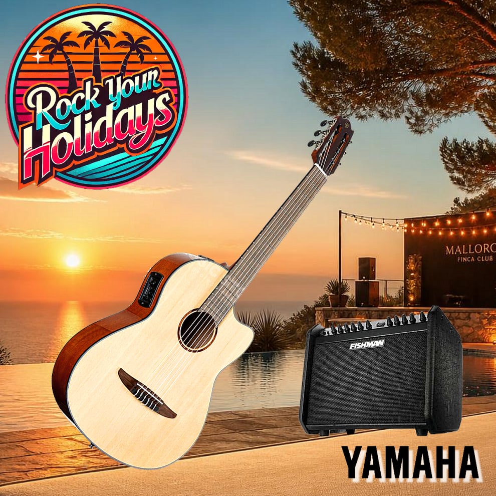 Yamaha NTX1 Akustikgitarre mit Nylon-Saiten zur Miete auf Mallorca