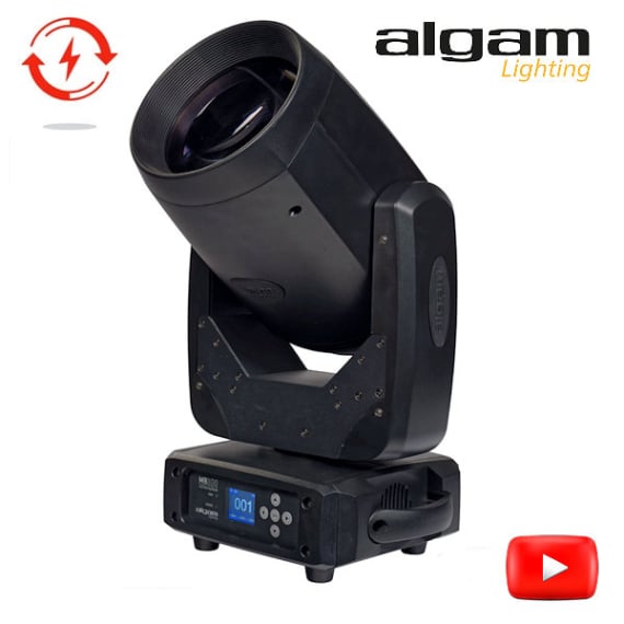 Rent Algam Lighting MB100 Beam moving lights for parties, weddings and events in Mallorca