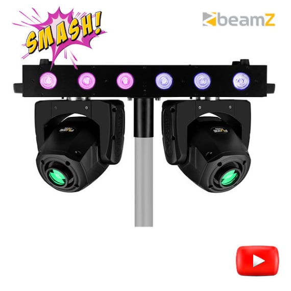 Rent SbeamZ Fuze Twin LED Moving Head Bar lighting systems for parties, disco and events in Mallorca