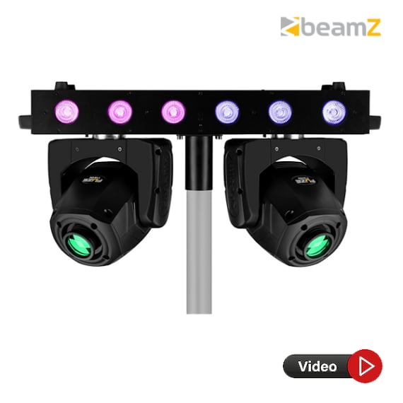 Rent SbeamZ Fuze Twin LED Moving Head Bar lighting systems for parties, disco and events in Mallorca