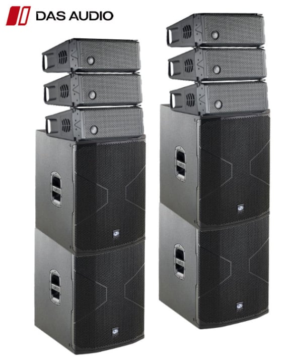 RCF HDL 6-A professional active Line ArrayPA speakers for weddings, parties & events in Mallorca