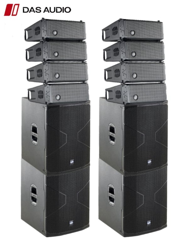 RCF HDL 6-A professional active Line ArrayPA speakers for weddings, parties & events in Mallorca