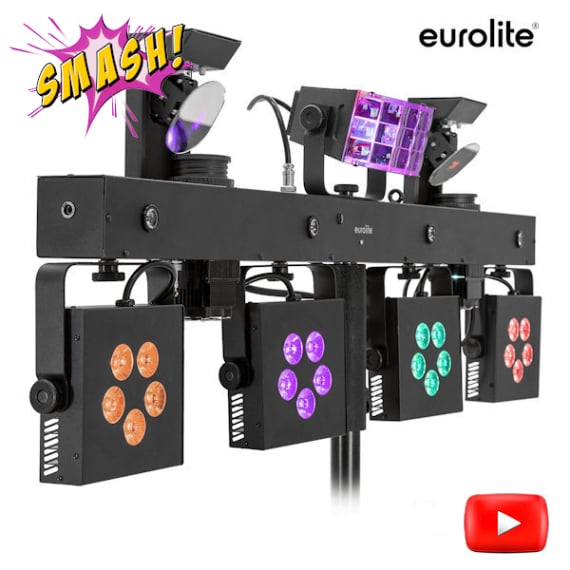 Rent hi-power LED lighting systems for parties, disco and events in Mallorca