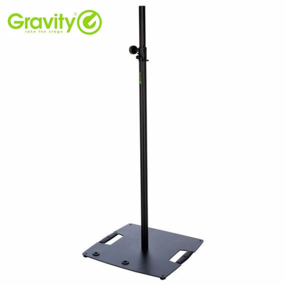 Gravitay square steel based light stand rental in Mallorca