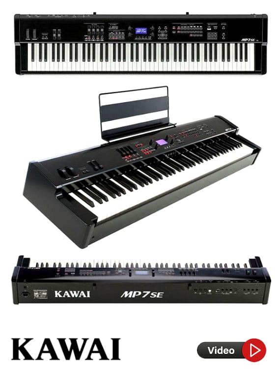 Rent stage piano Kawai MP7 SE in Mallorca for weddings, parties & events