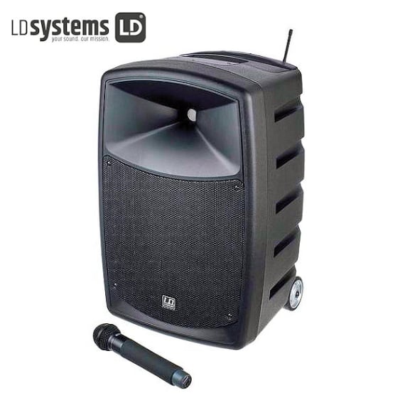 Rental of LD Systems Road Budy 10 battery PA speakers for weddings and events in Mallorca
