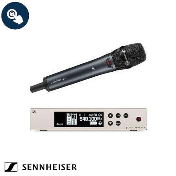 Hire Sennheiser EW-100 G4 wireless microphones for weddings, parties & events in Mallorca