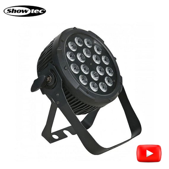 Rent Showtec Compact LED 7 x 3W spotlights, floor spots in Mallorca