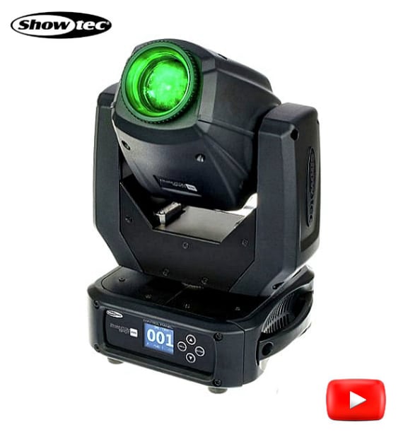 Rent Showtec Phantom 65 moving light spot for parties, weddings and events in Mallorca